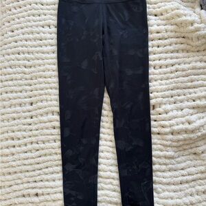 Women's Black Camouflage Leggings